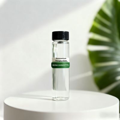 ফ্ল্যাশ পয়েন্ট প্রযোজ্য নয় অ্যামোনিয়াম থিওগ্লাইকোলেট 71% স্বচ্ছ বর্ণহীন তরল