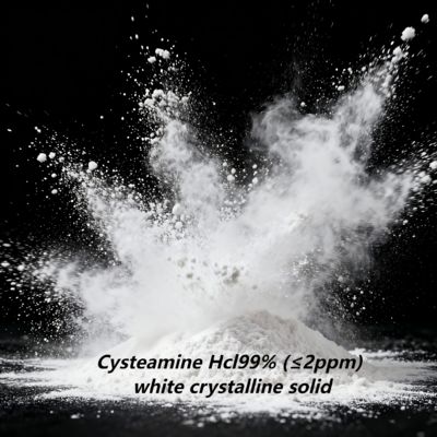 গলন বিন্দু 95-98°C ফুটন্ত বিন্দু 240°C Cysteamine Hcl with High Solubility in Water