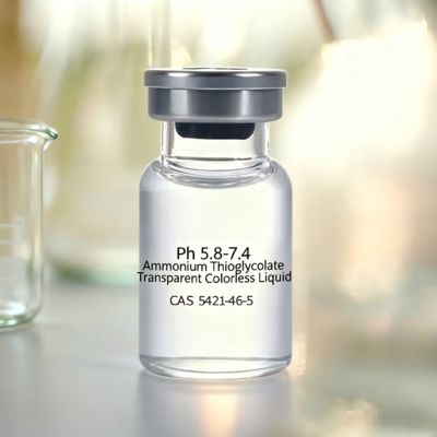 pH 5.8-7.4 অ্যামোনিয়াম থায়োগ্লাইকোলেট স্বচ্ছ বর্ণহীন তরল CAS 5421-46-5