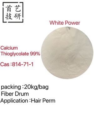 বিশুদ্ধতা ৮১৪-৭১-১ ক্যালসিয়াম থিওগ্লাইকোলেট ট্রাইহাইড্রেট ৯৯% সাদা পাউডার