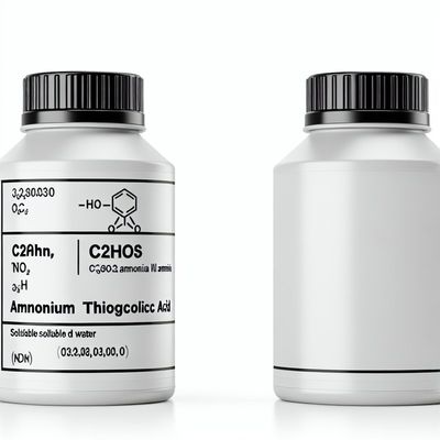 C2H6N2O2S Thioglycolate D অ্যামোনিয়াম হালকা Thiol গন্ধ পানিতে দ্রবণীয়